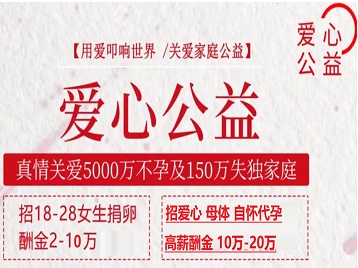 建宁捐卵助孕生子 爱心志愿者招募